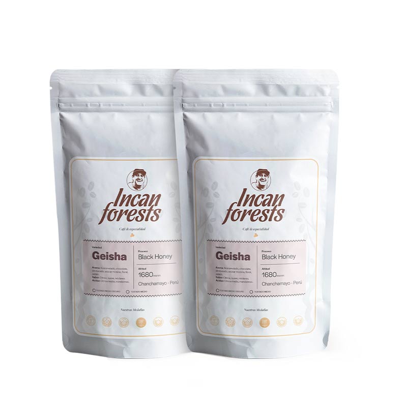 Cafe tostado de especialidad geisha black honey